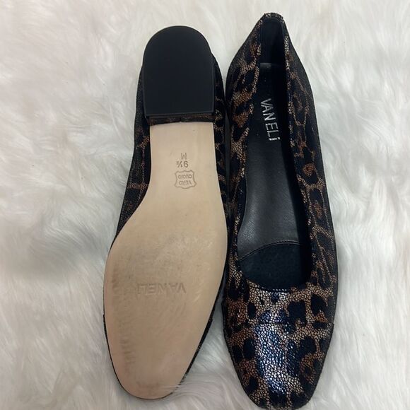 Van Eli Frankie Black Soft Nappa Leather Flats Size 9.5 Bin 12 - Picture 9 of 12